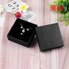 Caja de joyería hip-hop europea y americana embalaje especial caja de regalo pulsera anillo colgante regalo de joyería caja negra venta al por mayor