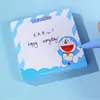 Yuemu 103129 Bloco de Notas Doraemon Original Desenho Animado Fofo Estudante Escritório Nota de Mensagem Papel de Conveniência