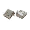 Conector Hembra USB3.0 Conector de 90 Grados/180 Grados Af Enchufe Recto Insertable Abrazadera de Placa Hundida Soldadura Completa Interfaz Insertable Lateral con Cable