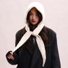 Gorro de Punto con Protección para los Oídos Gorro Rafa para Niñas Otoño e Invierno Correa Protectora para los Oídos Resistente al Frío Gorro de Punto Grueso Cálido de Color Sólido
