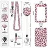 Porta Credencial Estampado de Leopardo Transfronterizo, Insignia de Empleado Estilo Ins, Credencial de Trabajo con Correa, Clip Trasero de Metal, Porta Credencial Retráctil