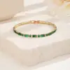 Pulseiras Coloridas Atacado para Mulheres, Pulseiras Femininas Multicor, Populares Zircônia Pedra Preciosa Luxo Leve Em Estoque Transfronteiriça Europa e América