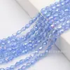 6*8 vidrio de cristal para abalorios color de galvanoplastia DIY hecho a mano abalorios al por mayor suministro directo de fábrica accesorios de joyería abalorios sueltos