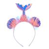 Diadema de Sirena Jin An Accesorios para el Cabello de Fiesta para Niños Europeos y Americanos Accesorios para el Cabello de Animales Flor de Malla de Sirena Pez Princesa