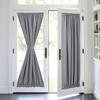 Amazon comércio exterior francês cor sólida alta sombreamento guarda-sol porta cortina de desgaste tipo pequena porta e janela cortina acabado fábrica atacado