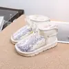 Invierno 2025 28-39 Botas de Algodón Cálidas para Niños Botas de Nieve Cortas Cálidas para Mujer Zapatos de Algodón para Estudiantes 5152