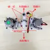 Accesorios para Inodoro Válvula de Descarga Válvula Solenoide Reductora de Presión Asiento de Válvula de Descarga de Inodoro Interruptor de Pulsación Manual Controlador de Válvula de Ángulo