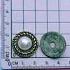 Estilo Chanel Pinza Plana de Perlas Funda para Teléfono Hebilla de Zapato Ropa DIY Materiales Hechos a Mano Accesorios de Plástico Adornos