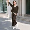 Conjunto Otoñal de Manga Larga para Mamás Jóvenes para Mujer 2026 Nuevo Conjunto de Dos Piezas de Otoño para el Uso Diario de Mujeres de Mediana Edad y Mayores