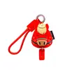 Año del Caballo Llavero de Cuero de Buena Suerte Colgante de Muñeca Femenina Lingote Bolsa de la Suerte Caballo del Zodiaco Regalo Pequeño Creativo