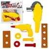 Juego de Herramientas de Reparación de Simulación para Juego Infantil con Destornillador, Llave Inglesa, Sierra, Casco de Seguridad, Hacha, Cuchillo de Utilidad Juguetes