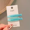 Pinzas para el pelo estrechas sin costuras de colores macarrón a la moda estilo coreano para peinado de maquillaje, pinzas para el pelo versátiles y elegantes