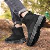 Zapatos de senderismo de invierno de talla grande transfronterizos, zapatos de esquí impermeables, zapatos de senderismo de suela gruesa transpirables y resistentes al desgaste para hombres