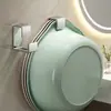 Gancho para Lavabo de Acero Inoxidable, Estante de Almacenamiento para Lavabo de Baño sin Taladro, Estante de Baño, Organizador Colgante para Lavabo de Baño