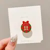 Broche de Papá Noel Europeo y Americano Atmósfera Lindo Pin Personalidad Festiva para Mujer Insignia Creativa Hebilla de Pin de Dibujos Animados Decoración