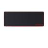 Mouse Pad Edição Espessura Aumentada Jogo de Vídeo Preto e Vermelho Borda Travada Jogo Essenciais Simples Pad de Teclado para Dormitório de Meninos