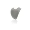 Placa Gua Sha em Aço Inoxidável 304 em Formato de Coração, Placa de Massagem Facial para Beleza e Lifting, Estoque Pronto de Fábrica, Suporta Personalização