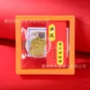Ouro Puro 999 Moedas de Ouro Edição Ano do Cavalo Princesa Boa Sorte Adesivo para Celular Caixa de Presente Boa Sorte Gato da Sorte Deus da Riqueza Moedas de Ouro Atacado