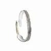 Pulseira de Pena de Cauda Dourada Vintage Masculina Tendência Personalizada Sólida Joia Masculina Pulseira de Pena de Prata Tailandesa de Imitação