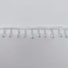 Borlas para Ropa Hechas a Mano DIY, Colgantes de Iluminación con Cuentas, Cuentas, Accesorios para Zapatos y Sombreros, Accesorios Vintage de Perlas para Ropa, Encaje