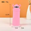 Estuche de Silicona Retráctil de Dibujos Animados 3D para Niños, Portatodo Lindo y Elegante, Bolsa de Almacenamiento de Papelería de Gran Capacidad para Estudiantes
