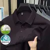 Camiseta de manga larga transfronteriza para hombre, camiseta polo estampada con cuello camisero para hombres de mediana edad en otoño, camiseta casual holgada estilo papá