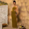 Transfronterizo Europeo y Americano Verano 2026 Nuevo Encaje Moda Femenina Elegante Hombros Descubiertos Sin Tirantes Sexy Bodycon Vestido