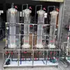 Coluna de Troca Iônica de Vidro Transparente Coluna de Resina Acrílica Coluna de Cromatografia de Leito Misto Ânion Cátion Coluna de Troca