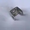 32 tarjeta de tres garantías 40 paquete doble conector de barandilla de acero galvanizado ensamblaje de tubo de acero accesorios para barandilla fijación sin soldadura abrazadera para tubo cuadrado