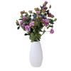 Nueva flor artificial de una rama 6 cabezas rosa de esquina planta de decoración del hogar flor de seda a juego para boda Rosa artificial