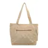 Bolsa de Ombro Feminina Estilo Coreano Ins Simples com Laço de Tecido e Bolinhas para Usar na Axila Bolsa Tote de Alta Qualidade Grande Capacidade