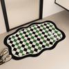 Alfombra Antideslizante de Baño de Lujo Ligero, Tapete Absorbente para Pies para Baño, Felpudo Resistente a la Suciedad para Entrada de Sala de Estar, Material de Tierra de Diatomeas