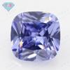 Huagang Gem Fertilizante Cuadrado Azul Tanzanita Zircón Piedra Desnuda Almohada Azul Tanzanita Zircón Piedra Principal de Anillo