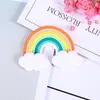 Arcílla Polimérica Suave Arcoíris Diy Arcoíris Hecho a Mano Diy Joyería Pequeña Arcoíris Diy Accesorios Pasador para el Cabello Diy Pegamento en Crema Accesorios Pequeños