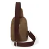Bolso de Pecho de Moda, Mochila Trendy para Hombre Estilo Coreano, Bolso Casual de Lona, Bolso Cruzado de Hombro Único Estilo Japonés y Coreano