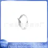 Anillo Pandora Cobre Blanco Chapado en Plata S925 Serie Oro Rosa Anillo Dazzling Daisy Flip Entrelazado