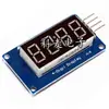 Módulo Display de Tubo Digital de 4 Dígitos TM1637 LED com Brilho Ajustável com Pontos de Relógio Acessórios Blocos de Construção
