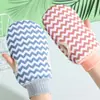 Set de Toallas de Baño, Guantes Potentes para Frotar la Espalda, Artefacto de Baño para Hombre, Baño para Mujer en Casa, Frotador de Espalda con Barro, Bola de Baño Gris