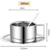 Taza de café con incrustaciones de diamantes de alto valor, traje de mariposa nicho, acero inoxidable, aislada, taza para latte, ventas directas de fábrica de comercio exterior transfronterizo