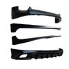 Adecuado para Toyota Yaris 17-18 Kit de Carrocería Exterior con Labio Delantero Engrosado, Labio Trasero y Faldones Laterales Kit de Modificación de Carro