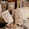Papel de Material de Encaje Momo, Serie de Cuadernos de Encaje, Papel de Material de Decoración para Diario de Encaje Vintage, Incluye 50 Hojas