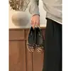 2026 versão coreana nova moda estilo fada francesa laço sapatos de vovó, bico redondo, sola macia, mocassins estilosos