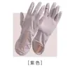 Guantes Delgados de Protección Solar para Mujer, Protección UV de Verano, Protección para Manos para Conducir al Aire Libre y Ciclismo, Guantes sin Dedos de Seda de Hielo con Pantalla Táctil