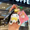 Liquidación de colección de llaveros colgantes de personajes de dibujos animados IP auténticos, lindos colgantes de estrella-luna-conejo para bolsos de niñas, stock para vendedores ambulantes