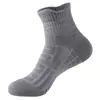Calcetines Deportivos Profesionales para Hombre Calcetines de Media Caña para Correr Maratón Calcetines de Felpa Antideslizantes Bádminton Baloncesto Transfronterizos Talla Grande