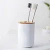 Juego de Portacepillos de Dientes y Vasos para Baño del Hogar, Set de Enjuague Bucal para Artículos de Tocador de Hotel y Casa de Huéspedes