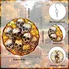 Novos Sino de Vento 3D Giratório de Halloween Transfronteiriço Decorações Penduradas de Jardim para Festas Sino de Vento Ornamento de Jardim