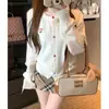 Suéter Cardigan de Nuevo Estilo Chaqueta Tejida para Mujer Primavera y Otoño Dopamina Súper Bonita Suave Ropa Exterior Moderna