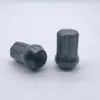 Una generación de tuerca de cubo de rueda de seis estrías siete estrías plateado negro tuerca modificada tornillo de llanta de coche tuerca antirrobo
