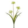Ornamentos de Flor de Cebola Artificial de 3 Cabeças para Exterior Plástico Adereços Domésticos Decoração para Fotos Casamento Flor de Cebola Flor Artificial